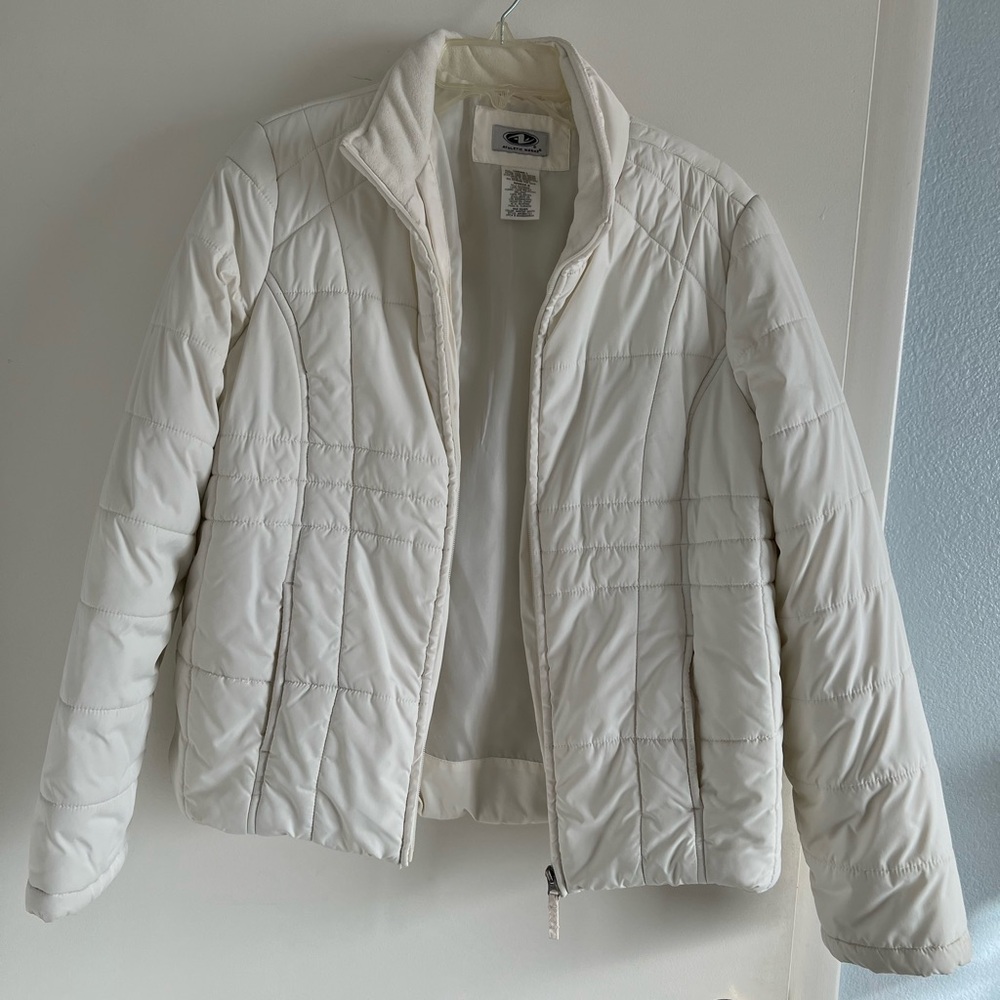 Athletic Works white puffer jacket